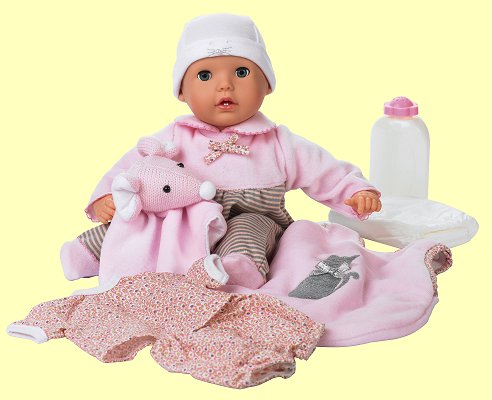 Puppe Baby Hannah at home ohne Haare 33cm G�tz 1120172 - Normalbild