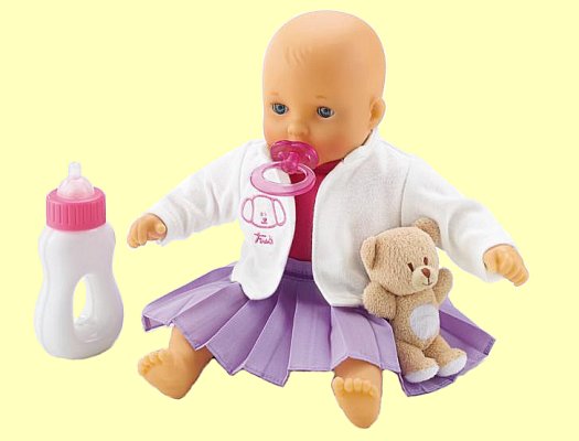 Puppe Baby Trudimia mit lila Rock 30cm Trudi 64119 - Normalbild