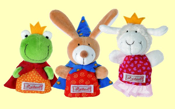 Fingerpuppenset Zauberhase K�nig Prinzessin Sigikid 49936 - Normalbild