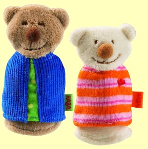 Fingerpuppenspiel Papa B�r und Max Haba 2533 - Normalbild