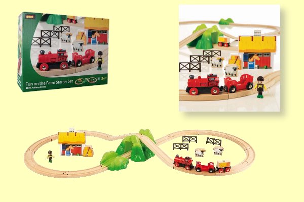 Brio Bahn Set Acht Bauernhof Brio 33043 - Normalbild