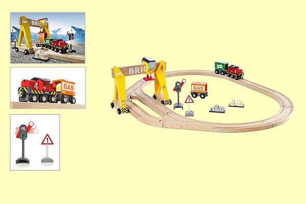 Brio Bahn Set Kran mit Frachten Brio 33048 - Normalbild