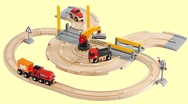 Brio Bahn Stra�en und Schienen Kran Set Brio 33208 - Normalbild