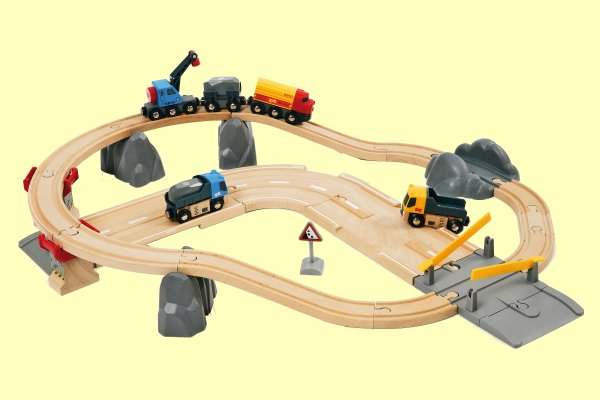 Brio Bahn Stra�en und Schienen Steinverlade Set Brio 33210 - Normalbild