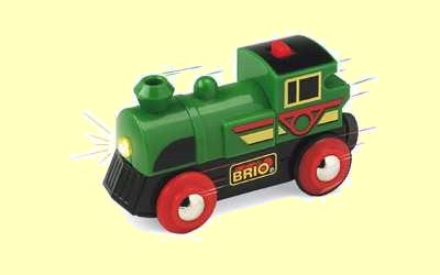 Brio Bahn Speedy Green Batterielok Brio 33222 - Normalbild
