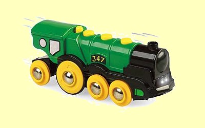 Brio Bahn Gr�ner Gustav Batterielok Brio 33239 - Normalbild