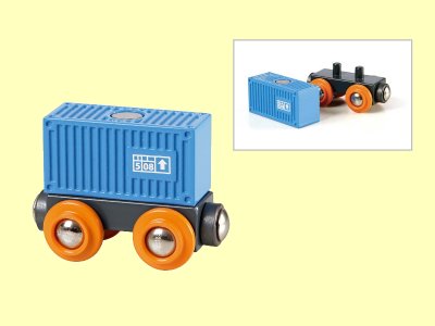 Brio Bahn Containerwagen Brio 33692 - Normalbild