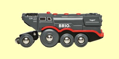 Brio Bahn Schwarze Dampflok (Batterielok) Brio 33216 - Normalbild