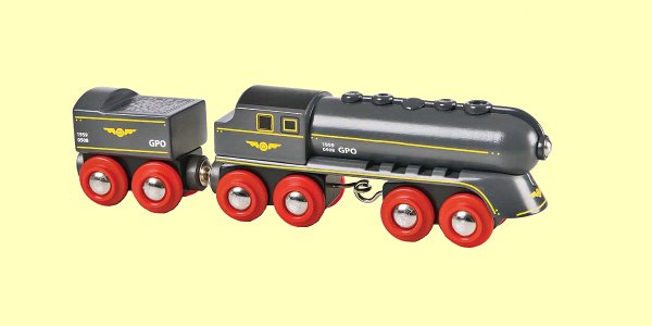 Brio Bahn Schwarzer Kugelblitz mit Kohlentender Brio 33697 - Normalbild