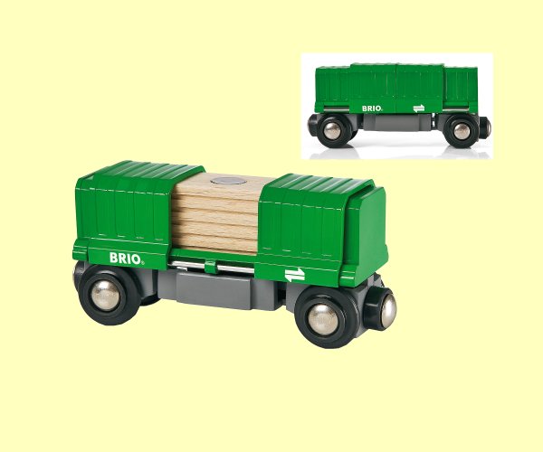 Brio Bahn G�terwaggon mit Ladung Brio 33561 - Normalbild