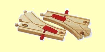Brio Bahn Mechanisches Weichenpaar Brio 33344 - Normalbild