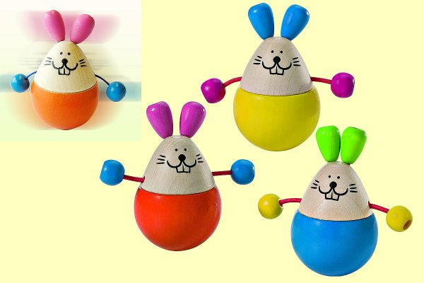 Wackelhase Selecta 3021 Stehauffigur ab 3 Jahre - Normalbild