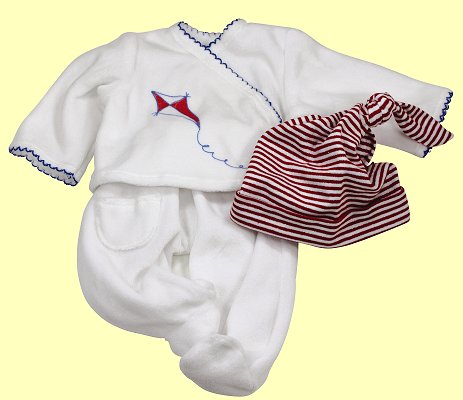 Puppenkleidung Baby 30cm-33cm Anzug maritim G�tz 3401840 - Normalbild