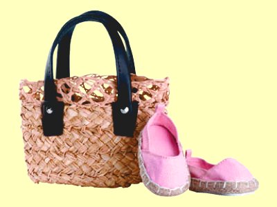 Puppenzubeh�r Espandrillos und Tasche 42cm - 50cm G�tz 3401563 - Normalbild