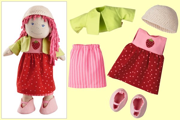 Puppenkleidung Set Erdbeere Haba 3669 30cm ab 1 1/2 Jahre - Normalbild