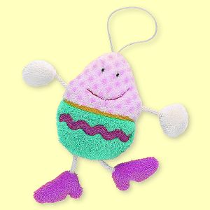 Anh�nger Osterei Sigikid 37273 pink-gr�n  - Normalbild