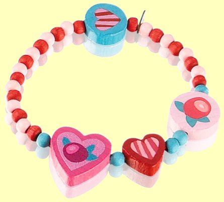 Armband Rosenherzen Haba 6943 - Normalbild