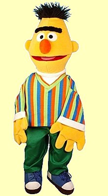 Handpuppe Bert aus Sesamstrasse Living Puppets SE201 - Normalbild