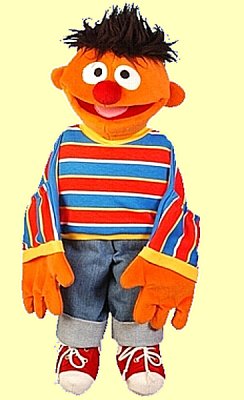Handpuppe Ernie aus Sesamstrasse Living Puppets SE200 - Normalbild