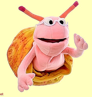 Handpuppe Mini-Finchen 35cm Sesamstrasse Living Puppets SE305 - Normalbild