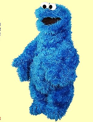 Handpuppe Kr�melmonster aus Sesamstrasse Living Puppets SE203 - Normalbild