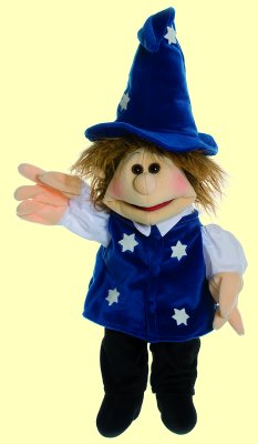Handpuppe Fidibussi Zauberer 35cm Living Puppets W411 - Normalbild