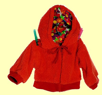 Handpuppe Bekleidung 65cm Kuscheljacke Living Puppets W454 - Normalbild