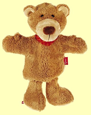 Handpuppe Gildehard G�nsburg B�r 35cm Sigikid 38173 - Normalbild