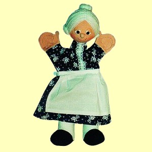 Kasperlepuppe Gro�mutter 30cm - Normalbild