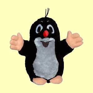 Handpuppe Kleiner Maulwurf Pauli 28cm - Normalbild