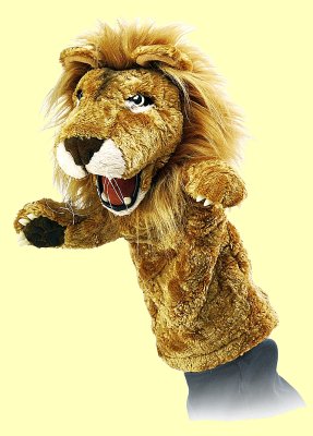 Handpuppe L�we f�r Puppenb�hne Folkmanis 2562 - Normalbild