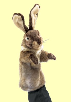 Handpuppe Hase f�r Puppenb�hne Folkmanis 2800 - Normalbild
