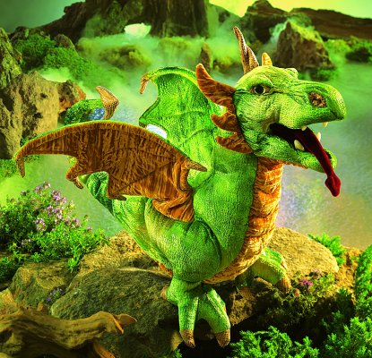 Handpuppe Lindwurm Drache Folkmanis 2812 - Normalbild