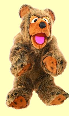 Handpuppe B�r Balthasar Living Puppets W124 - Normalbild