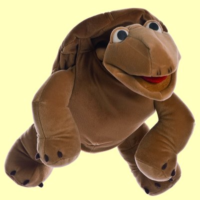 Handpuppe Schildkr�te Sammy gro� Living Puppets W123 - Normalbild