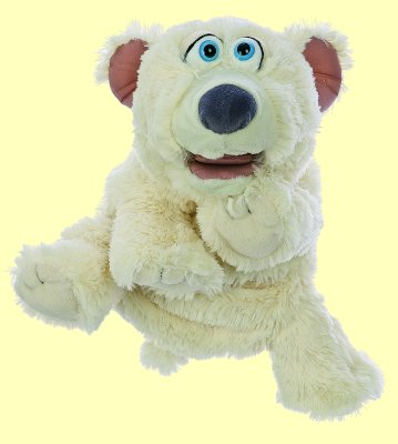 Handpuppe Eisb�r Living Puppets W271 - Normalbild