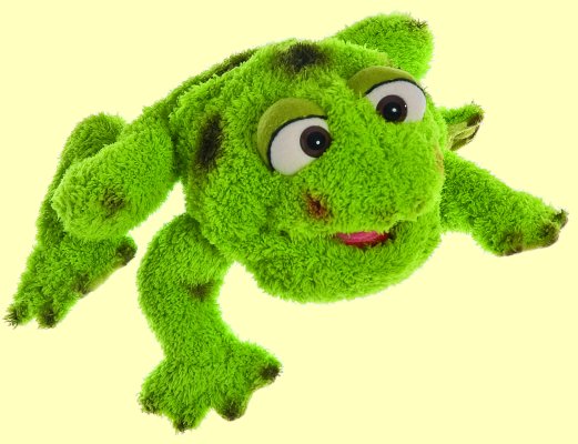 Handpuppe Frosch Kleiner Rolf Living Puppets W208 - Normalbild