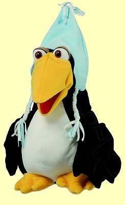 Handpuppe Pius der Pinguin Living Puppets W321 - Normalbild