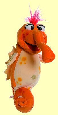 Handpuppe Seepferdchen Living Puppets W429 - Normalbild