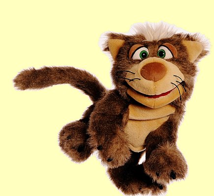 Handpuppe Kolman der Kater Living Puppets W450 - Normalbild