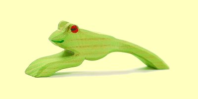 Frosch springend Ostheimer - Normalbild