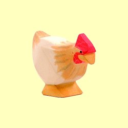 Huhn ocker stehend Ostheimer - Normalbild