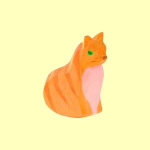 Katze sitzend neu Ostheimer - Normalbild