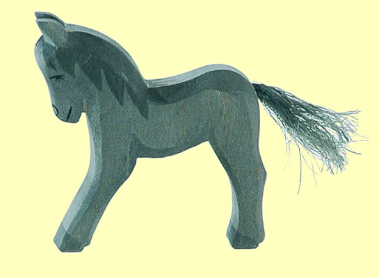Fohlen schwarz Ostheimer - Normalbild