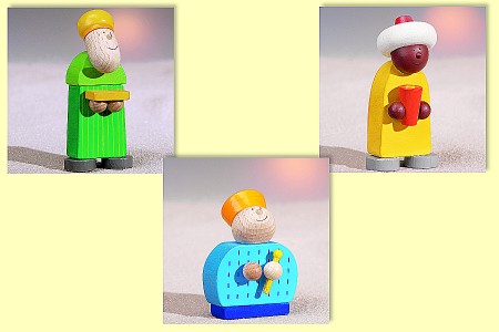 Krippenfigur Haba Heilige 3 K�nige - Normalbild