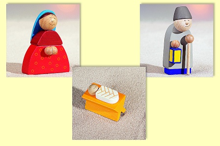 Krippenfigur Haba Heilige Familie - Normalbild