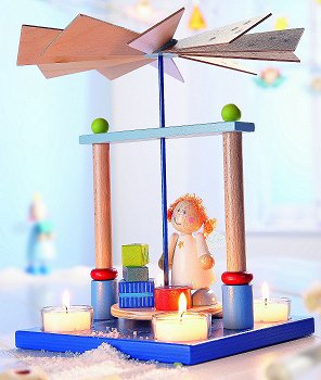 Weihnachtspyramide Engel Lucie Haba 8310 - Normalbild