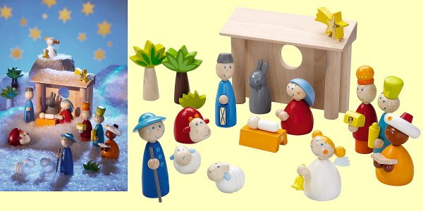 Weihnachtskrippe neu Haba 5291 ab 3 Jahre - Normalbild