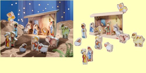 Spielkrippe Die Weihnachtsgeschichte Haba 5296 ab 2 Jahre - Normalbild
