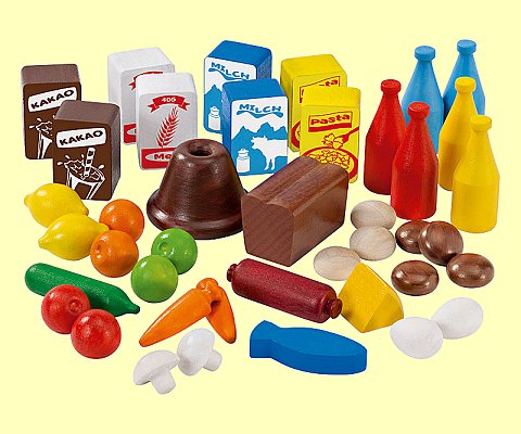 Puppenhaus Miniaturenset Lebensmittel Selecta 4207 - Normalbild